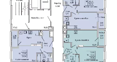 1-к. квартира, 38&nbsp;м²