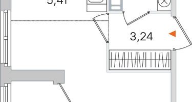 Студия, 27&nbsp;м²