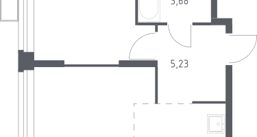 Студия, 37&nbsp;м²