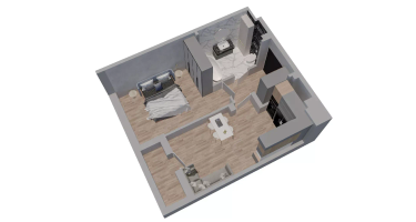 1-к. квартира, 38&nbsp;м²