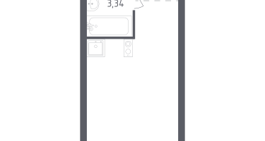 Студия, 22&nbsp;м²