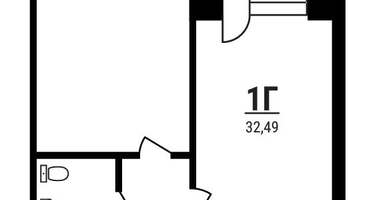 1-к. квартира, 32&nbsp;м²