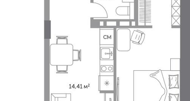 2-к. квартира, 51&nbsp;м²