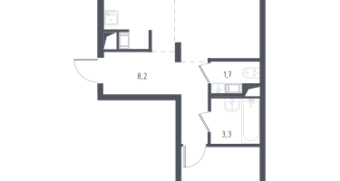 Студия, 50&nbsp;м²