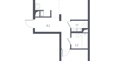 Студия, 50&nbsp;м²