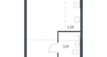 Студия, 25&nbsp;м²