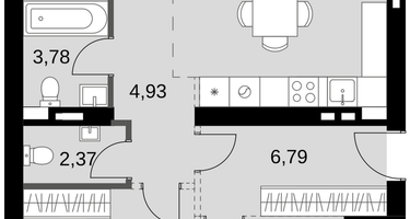 4-к. квартира, 83&nbsp;м²
