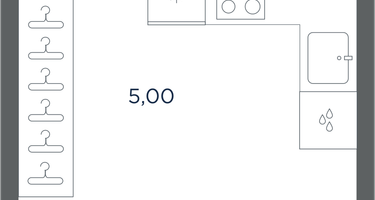 1-к. квартира, 30 м²