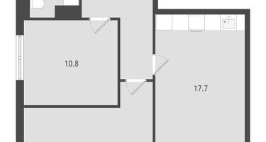 2-к. квартира, 61&nbsp;м²