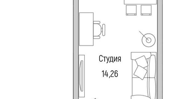 Студия, 31&nbsp;м²