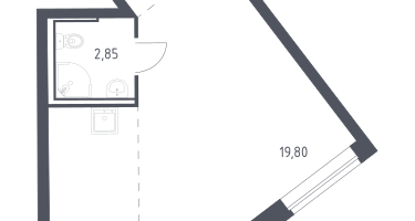 Студия, 32&nbsp;м²