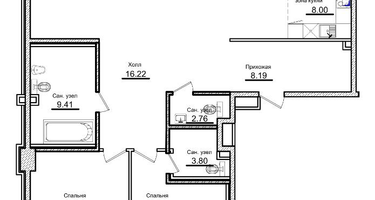 Студия, 140&nbsp;м²