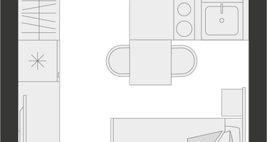 Студия, 21&nbsp;м²