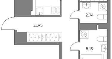 Студия, 65&nbsp;м²