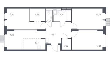 Студия, 79&nbsp;м²