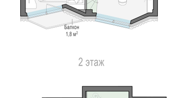 2-к. квартира, 88&nbsp;м²