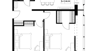 3-к. квартира, 80&nbsp;м²