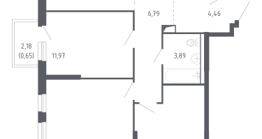 Студия, 76&nbsp;м²