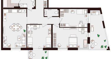 3-к. квартира, 106&nbsp;м²