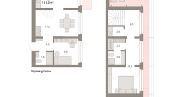 2-к. квартира, 140&nbsp;м²