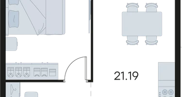 1-к. квартира, 48&nbsp;м²