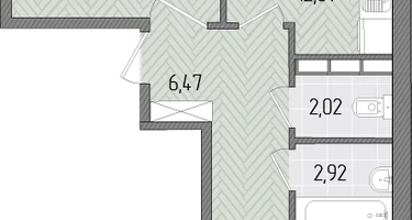 2-к. квартира, 61&nbsp;м²