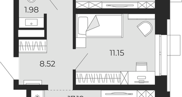2-к. квартира, 53&nbsp;м²