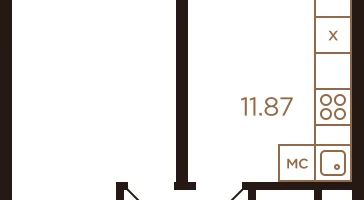 1-к. квартира, 39&nbsp;м²