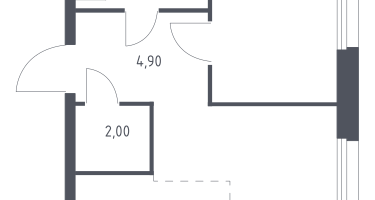Студия, 36&nbsp;м²