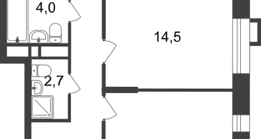 4-к. квартира, 104 м²