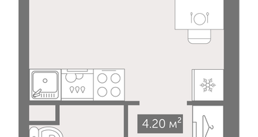 Студия, 24&nbsp;м²