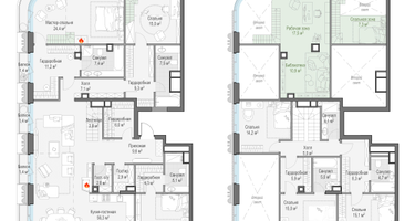 5-к. квартира, 190 м²