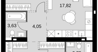 4-к. квартира, 81&nbsp;м²