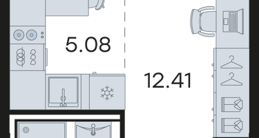 Студия, 24&nbsp;м²