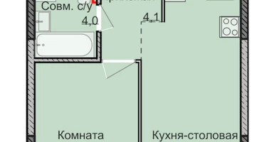 1-к. квартира, 35&nbsp;м²