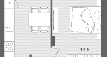 1-к. квартира, 37&nbsp;м²