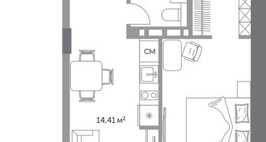 2-к. квартира, 51&nbsp;м²