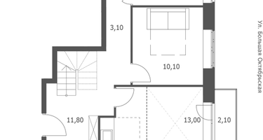 3-к. квартира, 100 м²