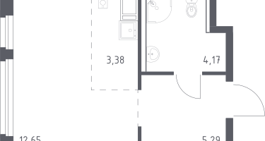 Студия, 25&nbsp;м²