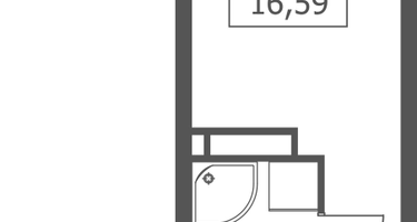 Студия, 16&nbsp;м²