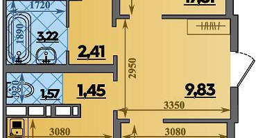 3-к. квартира, 82&nbsp;м²