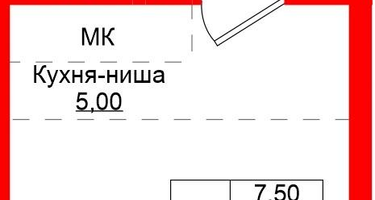 Студия, 21&nbsp;м²