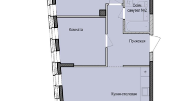 2-к. квартира, 61&nbsp;м²
