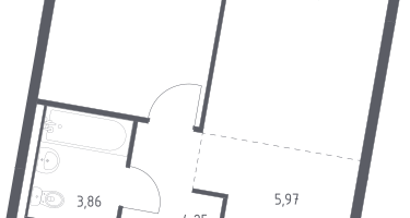 Студия, 35&nbsp;м²