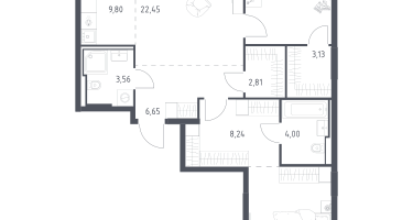 Студия, 88&nbsp;м²