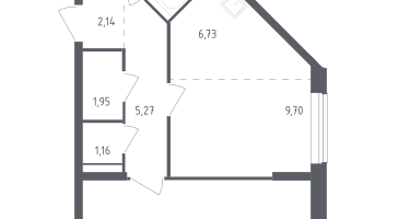 Студия, 51&nbsp;м²