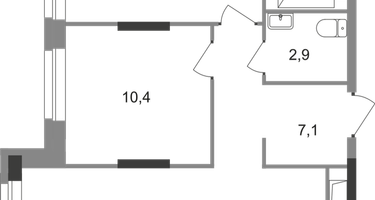 2-к. квартира, 60&nbsp;м²