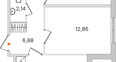 2-к. квартира, 54&nbsp;м²