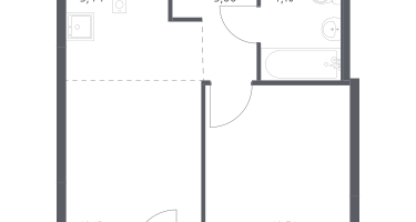 Студия, 34&nbsp;м²