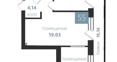 3-к. квартира, 57&nbsp;м²